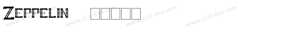 Zeppelin 2字体转换